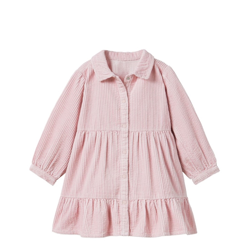 Zara 4-5 years girls pink corduroy dress